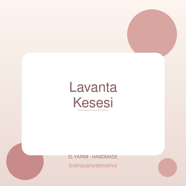 Lavanta Kesesi (5'li)
