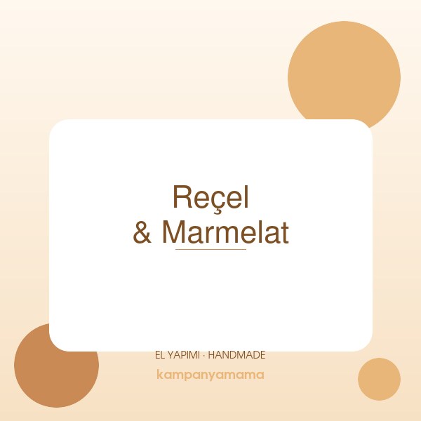 Reçel & Marmelat Seti (4'lü)